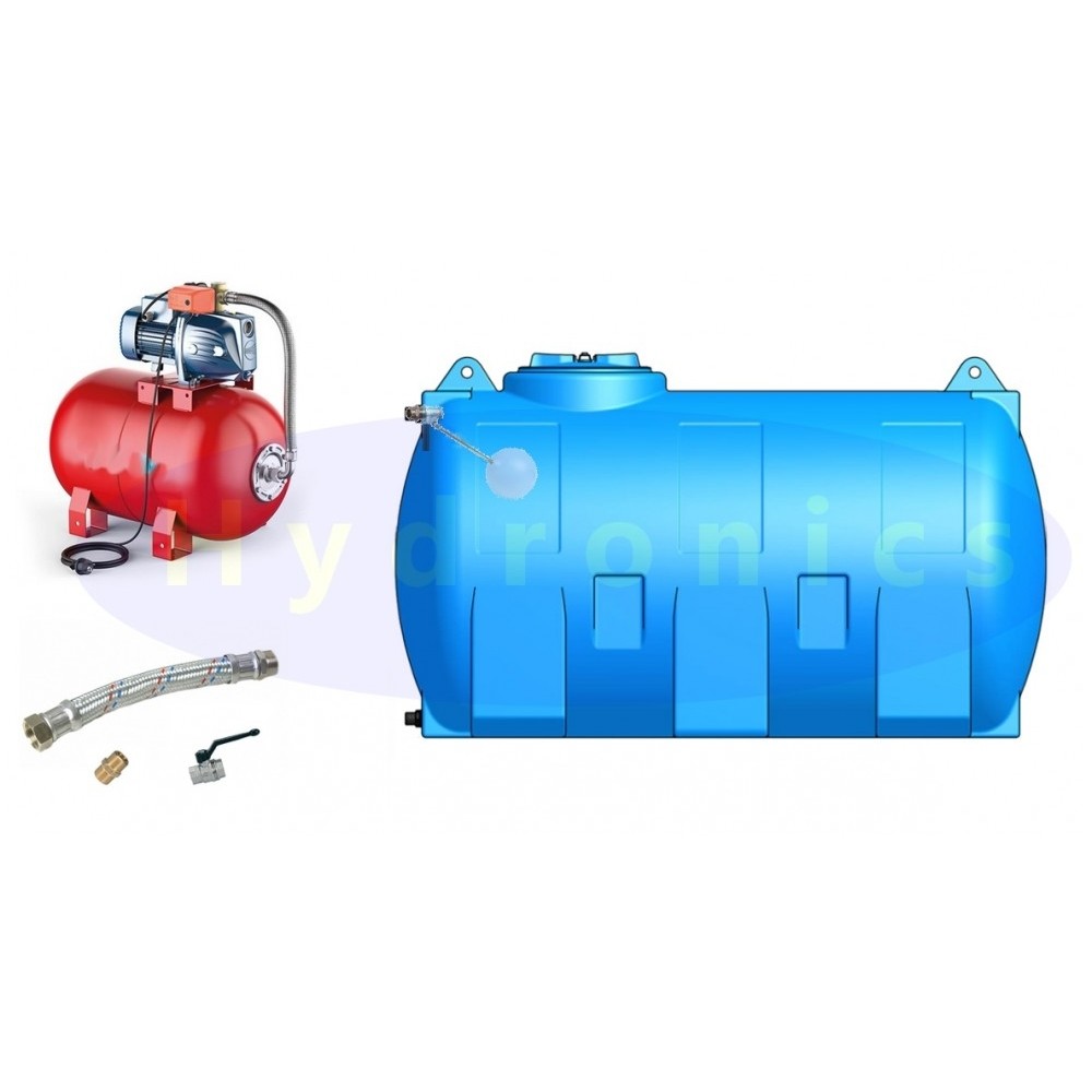 Sistema di pressurizzazione Hydronics con cisterna orizzontale